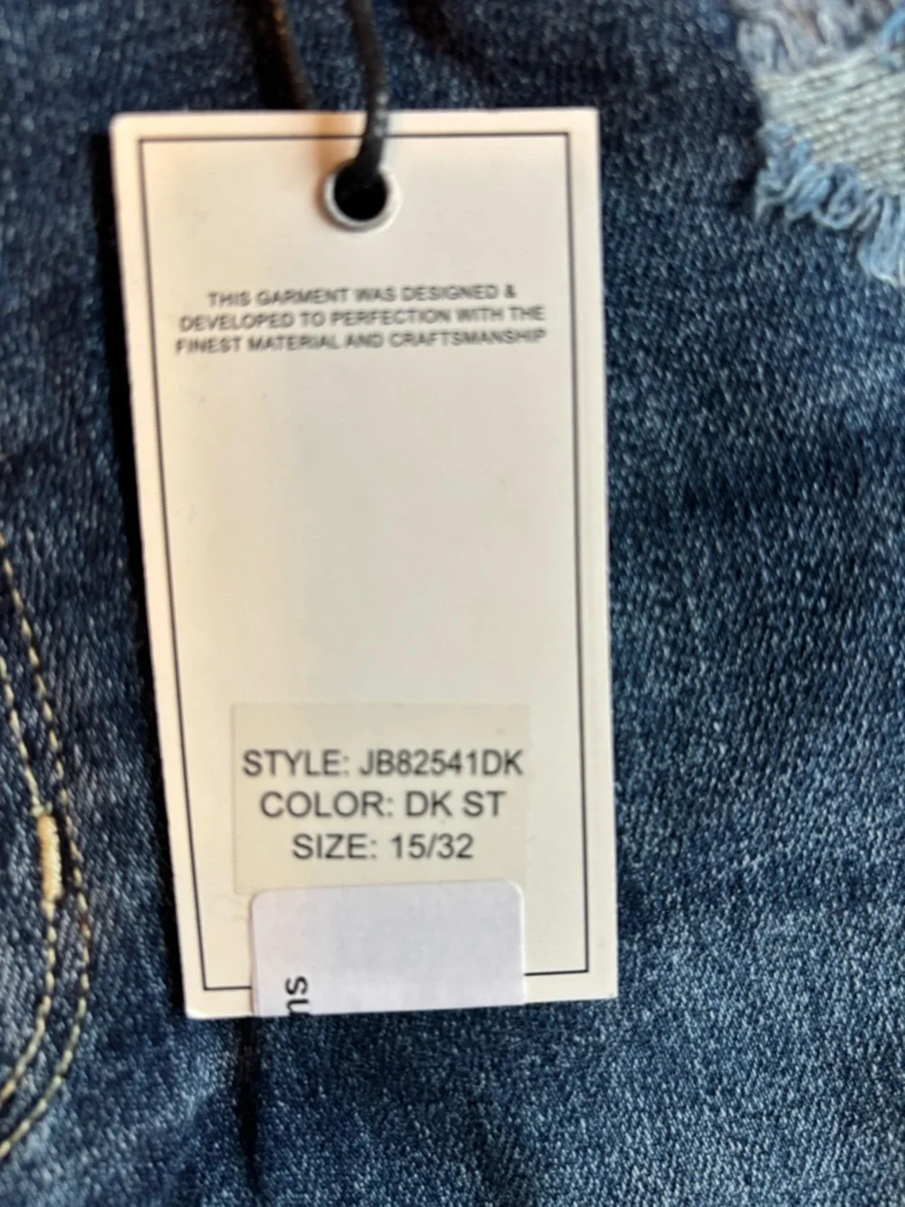 Judy Blue Dark Blue Mid Rise Distressed Bootcut Jeans - Picture 3 of 5